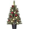 Edelman Choinka dekoracyjna Kaprun w donicy 20LED su bombkami wys: 90CM