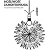 Velykinė dekoracija Edelman Sniego lapas pakabinama popierinė dekoracija SR 50CM MICA - ruda