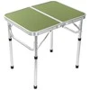 Enero Camp Sulankstomas turistinis stalas 60x45x25/56 cm, žalias