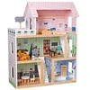 Enero Toys Medinis lėlių namelis su apšvietimu Enero