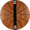 Excellent Houseware Sieninis laikrodis 60 cm rudas MDF