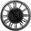 Redcliffs Excellent Houseware Sieninis laikrodis SUKAMASIS MECHANIZM 50CM Sidabrinis