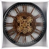 Redcliffs Excellent Houseware SUKIMAS SIENINIS LAIKRODIS, MECHANIZMAS, 50cm, RUDAS
