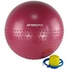 Eb Fit Gimnastikos kamuolys su pompa Enero Fit, 65 cm, raudonas