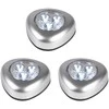 3 LED ŠVIESTUVŲ RINKINYS PUSH LIGHT SU BATERIJOMIS GRUNDIG 334110