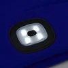 Grundig KEPURĖ SU PRIEKINE LEMPA 4 LED 120 LM 3 REŽIMAI TURISTINĖ MĖLYNA