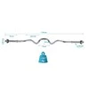 Kantuotas štanga 120 cm Enero Fit