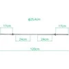 Tiesus štanga 120 cm Enero Fit