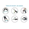 Pasipriešinimo guma EB FIT 12 - 25 kg, juoda