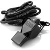 Švilpukas Fox 40 Classic, juodas, su šniūreliu