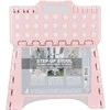 Home &amp; Styling Collection sulankstoma neslystanti taburetė rožinės spalvos