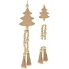 Home &amp; Styling Collection medinė kalėdinė dekoracija boho stiliuje