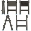 Sulankstomos kopėčios Prosperplast juodos