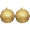 Mondex Christmas Decoration DEKORATYVINIS PLASTIKINIS KUMULYS, Saugus, 6 vnt., 80 mm skersmens, AUKSO