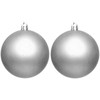 Mondex KOOPMAN DEKORATYVINIS PLASTIKINIS KUMULYS, Saugus, 6 vnt., 80 mm skersmens, SIDABRINIS