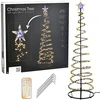 KOOPMAN Christmas decoration Choinka dekoracyjna 640LED WATERFALL180CM Juodas