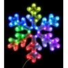 KOOPMAN DEKORACINĖ PAKABINAMA SNIEGUOLĖ 31,5 x 36 CM 60LED RGB SU LAIKMAČIU USB