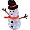KOOPMAN Dekoracja świąteczna Home Styling Collection Figūrėlė dekoracyjna bałwan 40LED WYS: 40CM ACRYL