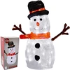 KOOPMAN Dekoracja świąteczna Home Styling Collection Figūrėlė dekoracyjna bałwan 40LED WYS: 40CM ACRYL