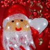 KOOPMAN Kalėdinė dekoracija Šviečianti kalėdinė dekoracija Santa Claus