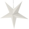 Christmas Decoration DEKORACINĖ KABINAMA POPIERINĖ ŽVAIGŽDĖ 45CM BALTA 740104