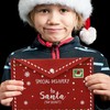 Christmas Decoration KALĖDINIS VOKAS LAIŠKAS KALĖDŲ SENELIUI VELTINIS 38X30CM SPECIALUS PRISTATYMAS