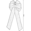 Mondex KOOPMAN KOKARDA DEKORACYJNA WELUROWA 49CM RAUDONA