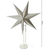 Lampa stołowa Koopman Lampka stojąca gwiazda dekoracyjna 65cm E 14 sidabrinė