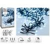 Christmas Decoration KALĖDINĖS LENGVOS GRANDINĖS 576 LED LAIKMATIS COLD Baltas