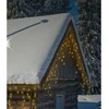 KOOPMAN Elektrinė girlianda VARVEKLIS, IP44, 360 LED, 7.2W, 8 rež, šiltai balt sp., su laikmačiu, 0.52 x 12 m