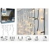 KOOPMAN Elektrinė girlianda VARVEKLIS, IP44, 360 LED, 7.2W, 8 rež, šiltai balt sp., su laikmačiu, 0.52 x 12 m