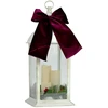 KOOPMAN Affek Design Latarnia lampion adwentowy znicz LED 49CM balta 3 świece