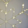 KOOPMAN Dekoracja świąteczna Christmas decoration Płatek śniegu dekoracyjny wiszący 120LED ciepły balta