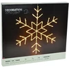 KOOPMAN Kaledinė dekoracija Christmas decoration Dekoratyvi kabanti snaigė 120LED šilta balta