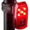 Dunlop - Galinis dviračio žibintas su 5 LED ir STOP funkcija K-Mark