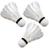 ENERO PLUNKSNIS BADMINTON SHUTTLETE, 3 Vnt., Baltas