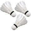 ENERO PLUNKSNIS BADMINTON SHUTTLETE, 3 Vnt., Baltas