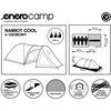 Enero Camp Turistinė palapinė Royokamp, pilka/žalia, 4 asmenims