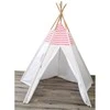 Vaikiška indėniška palapinė-vigvamas Enero Toys, rožinė/balta