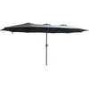 Saska Garden Sodo skėtis XXXL 2.7x4.6m pilkas