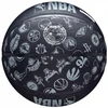 WILSON NBA ALL TEAM Juodas krepšinio kamuolys