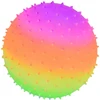 VINILINIS MASAŽINIS KAMUOLYS SU DYGLIAIS RAINBOW 23CM 90G ENERO 1078618