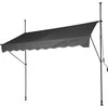 Bigbuy Garden Reguliuojama sodo markizė 250x120 cm