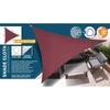 ProGarden Sodo apsauginė markizė trikampis 3,6x3,6x3,6 m raudona