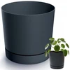 Prosperplast Dekoratyvinis gėlių vazonas Tubo P Ø19.9cm H19.6cm plast./antracito sp.