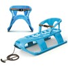 Prosperplast PLASTIKINĖS ROGĖS SU ATGARA 88x45x42CM MĖLYNAS