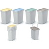 Prosperplast ŠIukšliadėžės ŠIukšliadėžės rinkinys 4x12 L SORTIBOX SYSTEM PILKA