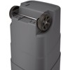 Prosperplast Plastikinis šiukšlių konteineris WHEELER, juodos sp., 110 l