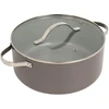 Puodas su dangčiu MAESTRO MR-4009 (MR-4009-20) 20 cm 2.3 l Pilkas