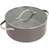 Puodas su dangčiu MAESTRO MR-4009 (MR-4009-28) 28 cm 7.0 l Pilkas